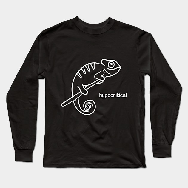 T-Shirt Design Animal Chameleon Long Sleeve T-Shirt by kreatifer.store